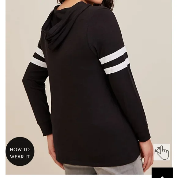 ✨NWT✨ Torrid Super Soft Slub Hoodie - Picture 2 of 4